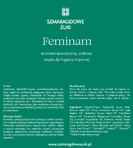 FEMINAM – próbka olejku do higieny intymnej