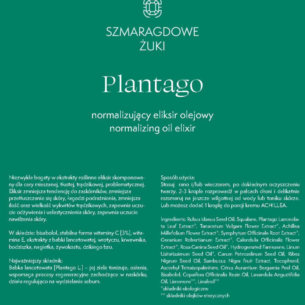 PLANTAGO – próbka eliksiru
